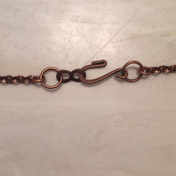 🚫SOLD🚫 🐢 3-Layer Coin Copper Statement Necklace - Picture 6 of 7